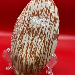 Abstract Brown and Cream Art Sculpture Part of the ‘Lickable Series’